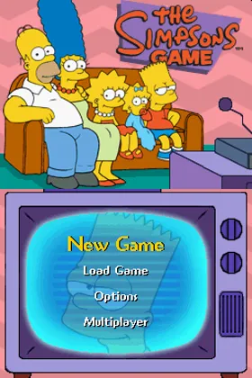 Simpsons Game, The (Europe) screen shot title